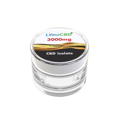 LVWell CBD 99%  Isolate 3000mg CBD - GU PAK