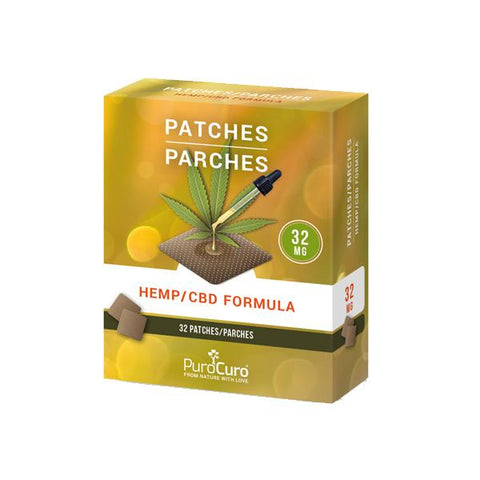 PuroCuro 32mg CBD Formula Patches - GU PAK