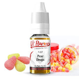 10 x 10ml UK Flavour Sweets Range Concentrate 0mg  (Mix Ratio 15-20%) - GU PAK