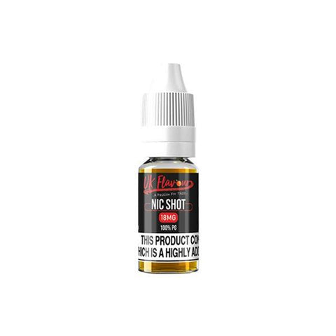 UK Flavour Nic Shot 18mg 10ml (100PG) - GU PAK