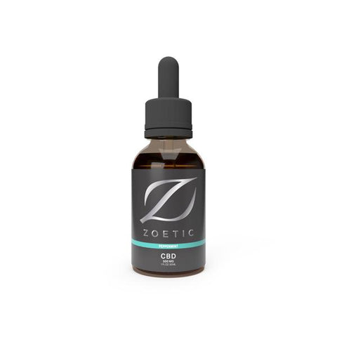 Zoetic 500mg CBD Oil 30ml - Refreshing Peppermint - GU PAK