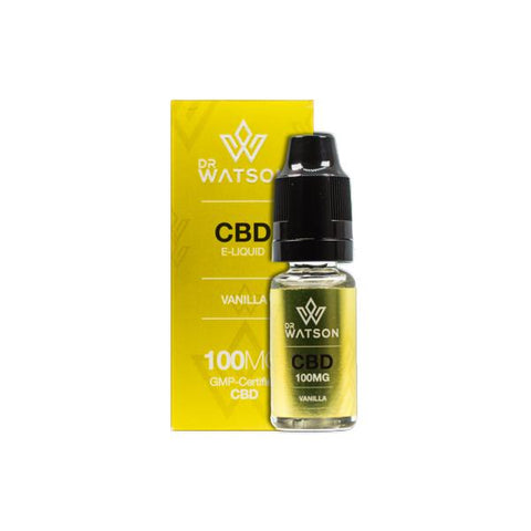 Dr Watson 100mg CBD Vaping Liquid 10ml - GU PAK