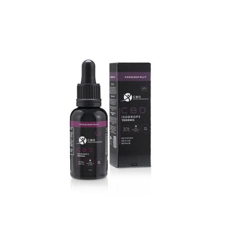 CBD Performance 1000mg CBD Isodrops supplement 30ml - GU PAK