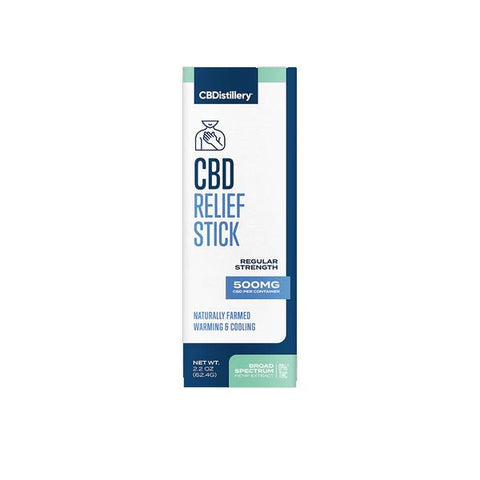 CBDistillery 500mg CBD Broad Spectrum Relief Stick - GU PAK