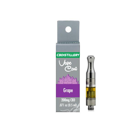 CBDistillery 200mg CBD Vape Cartridges - GU PAK