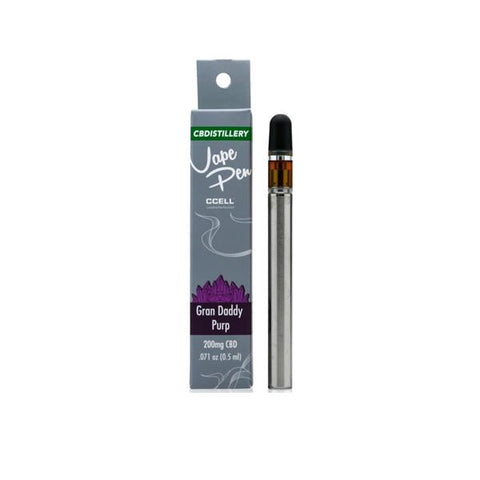 CBDistillery 200mg CBD Disposable Vape Pens - GU PAK
