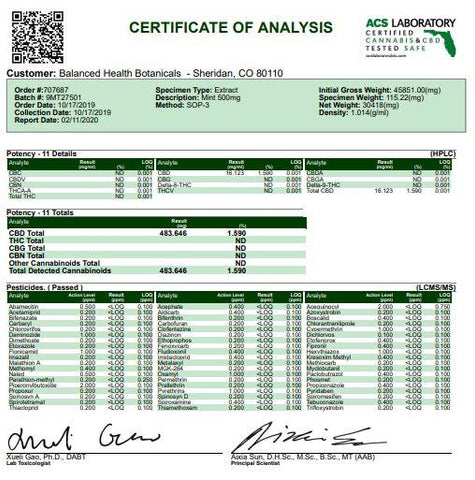 CBDistillery 500mg CBD E-Liquid 30ml (85VG/15PG) - GU PAK