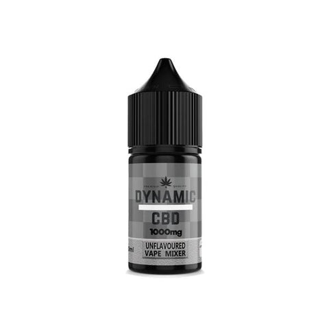 Dynamic CBD Unflavoured Vape Additive 1000mg 10% 10ML - GU PAK
