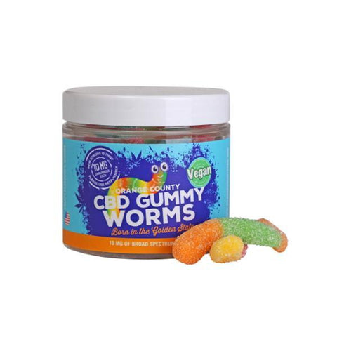 Orange County CBD 25mg Gummy Worms - Small Pack - GU PAK