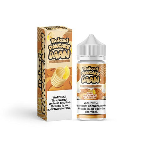 Reload Pancake Man by Vape Breakfast Classics 0mg 100ml Shortfill (70VG-30PG) - GU PAK