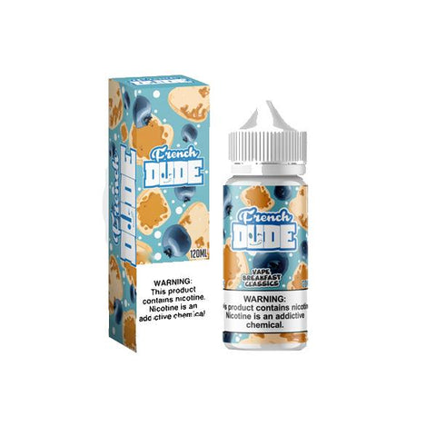 French Dude by Vape Breakfast Classics 100ml Shortfill 0mg (70VG-30PG) - GU PAK