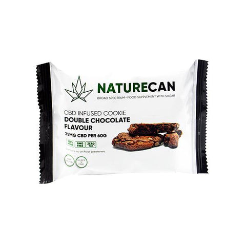 Naturecan 25mg CBD Double Chocolate Cookie 60g - GU PAK