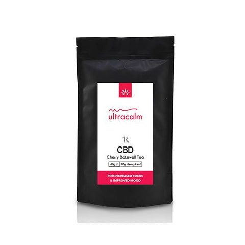 Ultracalm 1.5% CBD Hemp Tea - Cherry Bakewell 40g - GU PAK