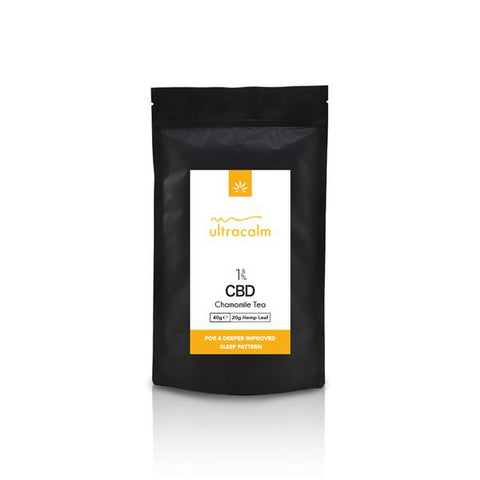 Ultracalm 1.5% CBD Hemp Tea - Chamomile 40g - GU PAK