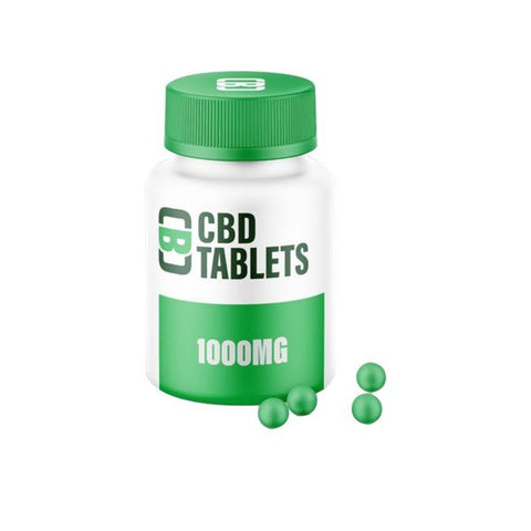 CBD Asylum Tablets 1000mg CBD 100 Tablets - GU PAK