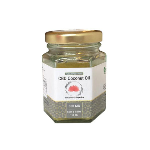 Blackthorn Organics 500mg CBD Coconut Oil 110ml - GU PAK
