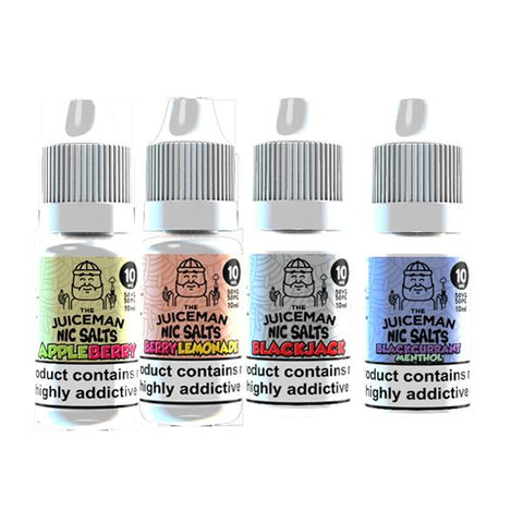 10mg The Juiceman 10ml Flavoured Nic Salt (50VG/50PG) - GU PAK
