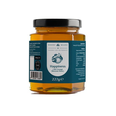 Moods and Bears 500mg CBD Natural Pure Honey 227g - GU PAK