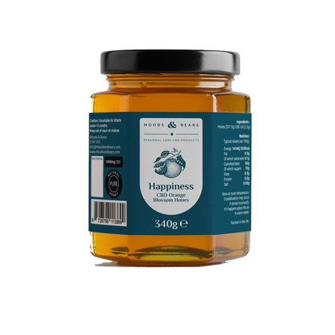 Moods and Bears 1000mg CBD Natural Pure Honey 340g - GU PAK