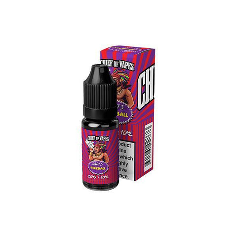 10mg Chief of Vapes Sweets Flavoured Nic Salt 10ml (50VG/50PG) - GU PAK