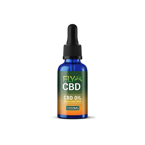 Fly Oil 1000mg CBD Broad Spectrum Tincture Oil 30ml - GU PAK