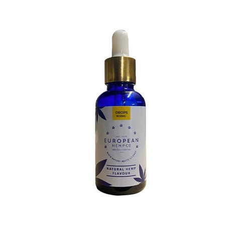 European Hemp Co 1000mg CBD Natural Hemp Flavour CBD oil 30ml - GU PAK