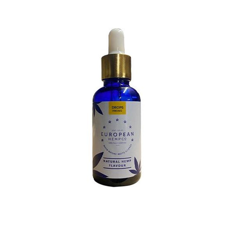 European Hemp Co 3000mg CBD Natural Hemp Flavour CBD oil 30ml - GU PAK
