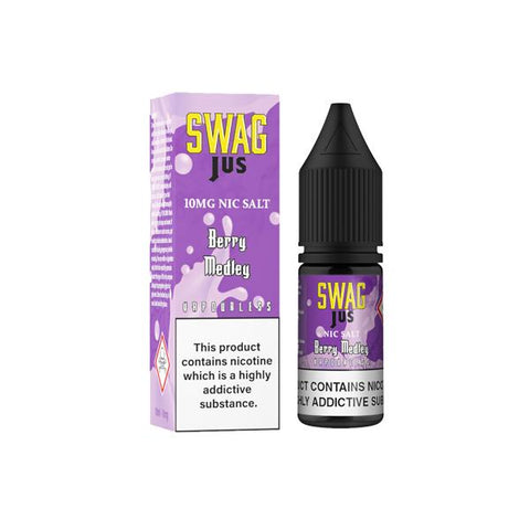 20mg Swag Jus 10ml Vapourless Nic Salts (50VG/50PG) - GU PAK