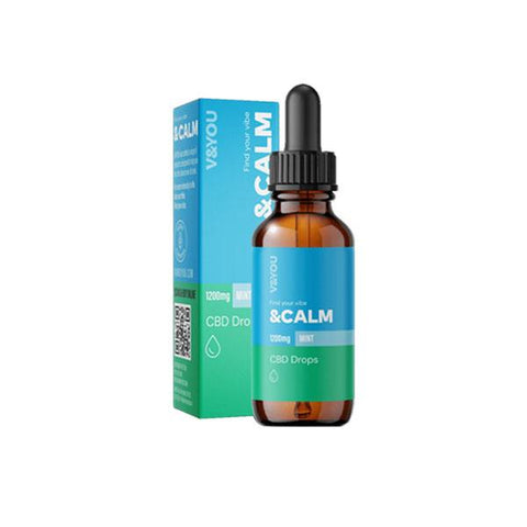 V&YOU CBD &Calm 1200mg CBD oil 30ml - GU PAK