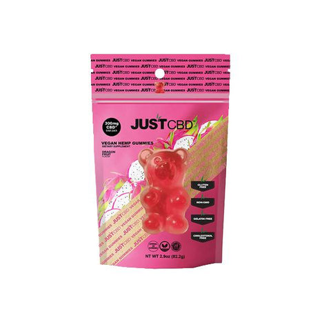Just CBD Vegan Gummies 300mg CBD - GU PAK