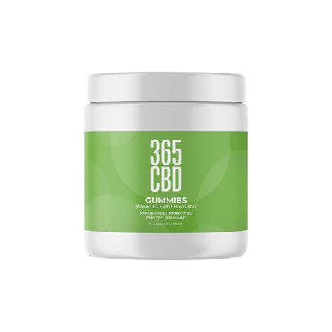 365CBD Assorted Fruit Flavoured Gummies 300mg CBD - GU PAK