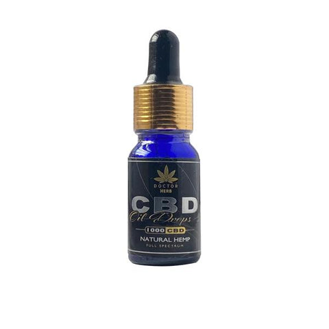 Doctor Herb 1000mg CBD Natural Hemp Full Spectrum CBD Oil 10ml - GU PAK