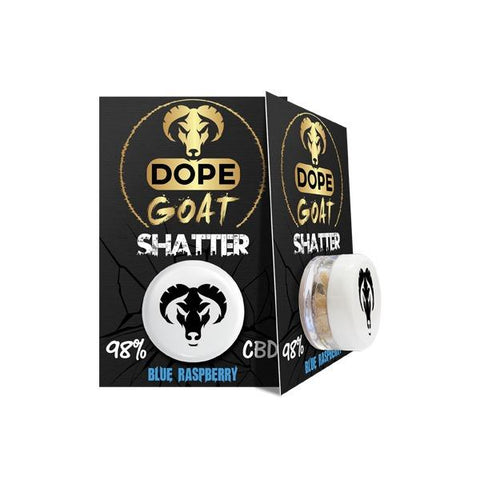 Dope Goat Shatter 98% CBD 1g - GU PAK