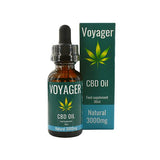 Voyager 3000mg CBD Oil 30ml - Natural - GU PAK