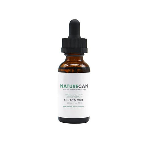 Naturecan 40% 12000mg CBD Broad Spectrum MCT Oil 30ml - GU PAK