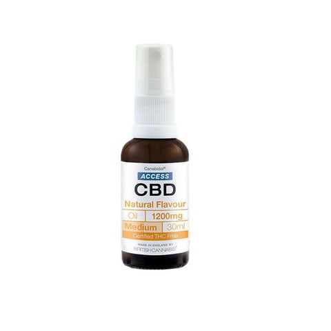 Access CBD 1200mg CBD Broad Spectrum Oil 30ml - GU PAK