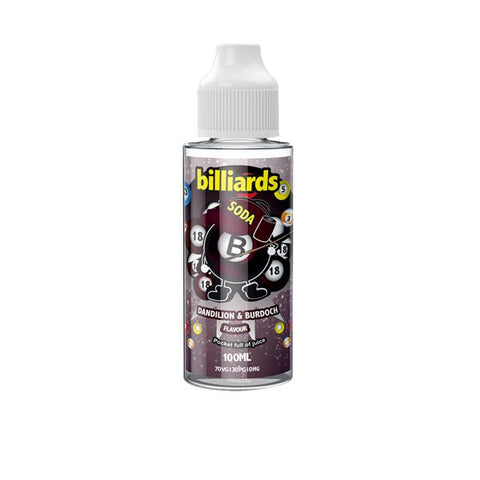 Billiards Soda Range 0mg 100ml Shortfill (70VG/30PG) - GU PAK