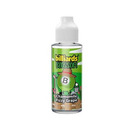 Billiards Blossom Range 100ml Shortfill 0mg (70VG/30PG) - GU PAK