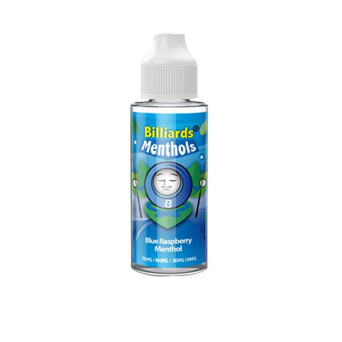 Billiards Menthol Range 100ml Shortfill 0mg (70VG/30PG) - GU PAK