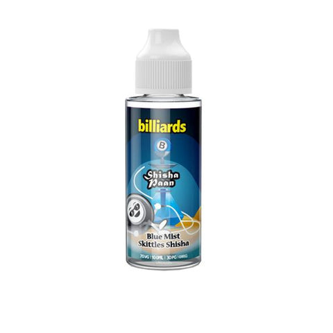 Billiards Shisha Paan Range 100ml Shortfill 0mg (70VG/30PG) - GU PAK