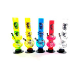 6 x 14" Bob Marley Design Medium Acrylic Bong - FAP - GU PAK