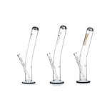 3 x 18" Mixed Designs Curved Glass Bong - RK30 - GU PAK