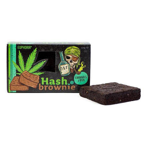Euphoria Hash Brownie Cannabis & Rum - GU PAK