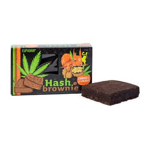 Euphoria Hash Brownie Cannabis & Walnut - GU PAK