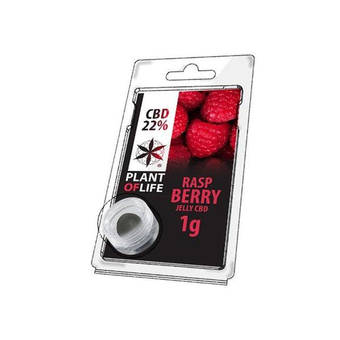 CBD 1g Jelly Raspberry 22% - GU PAK