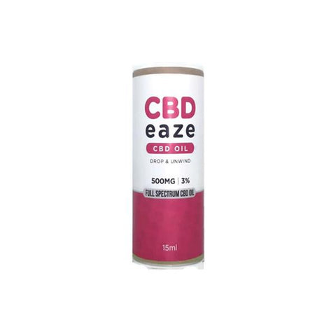 CBD Eaze 500mg Full Spectrum CBD Oil 15ml - GU PAK