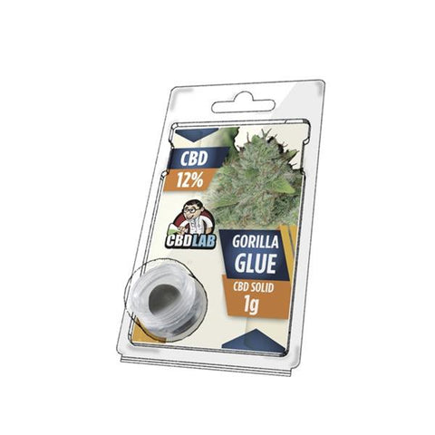 CBD LAB 1g Hash Gorilla Glue 12% - GU PAK