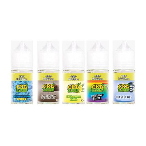 CBD Leaf 1000mg 30ml Shortfill E-Liquid (70VG/30PG) - GU PAK