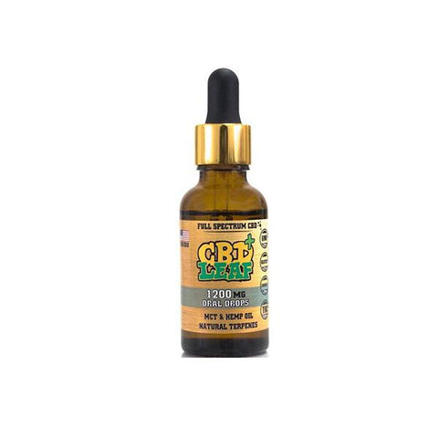 CBD Leaf 1200MG Oral Drops 30ml - GU PAK