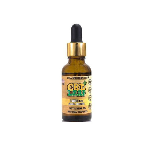 CBD Leaf 1800MG Oral Drops 30ml - GU PAK